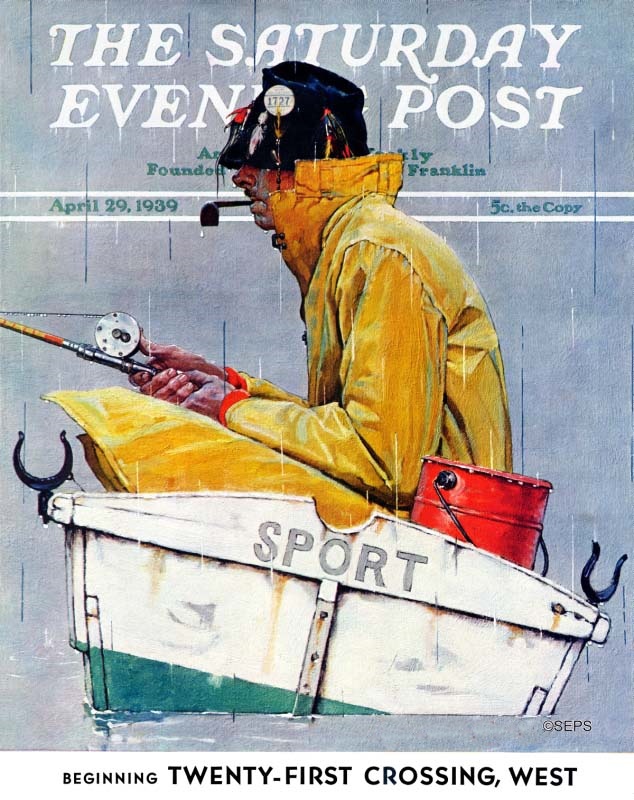 1935 Saturday Evening Post Cover Illustration by J C 