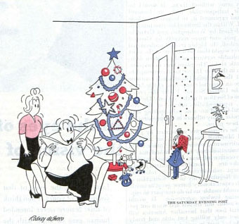  “Should there be a man in a red suit sticking out of our chimney?” By Rodney DeSarro December 23, 1944