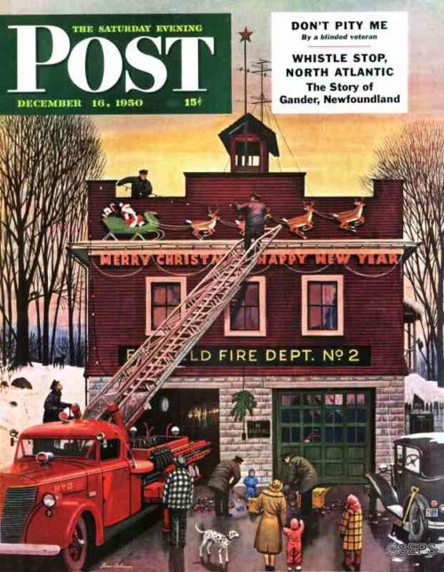 Saturday Evening At That Station Cover Gallery: Firefighters | The Saturday Evening Post