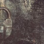 A padlock