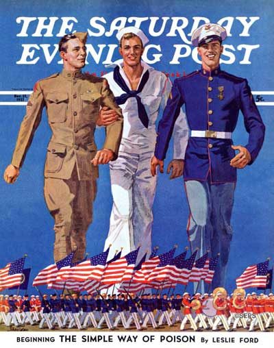 Army, Navy, and Marines by John Sheridan
