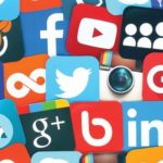 A collage of social media icons