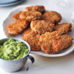 Asian Shrimp Cakes with Avacado Dipping Sauce