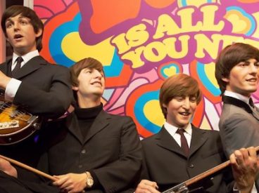 The Beatles trapped forever in a wax mueseum
