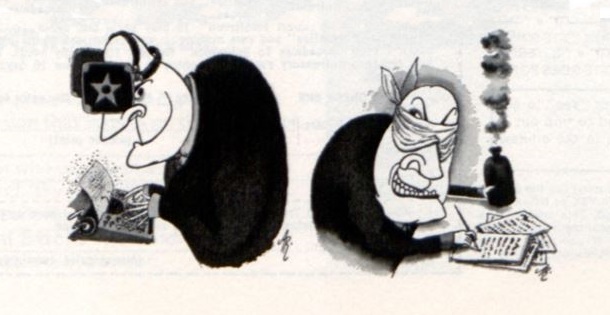 Political cartoon