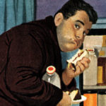 Man eating