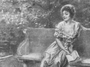 Woman on a bench