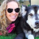 Clarissa Black and her dog Bear