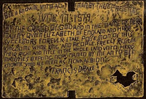 Golden plate
