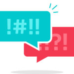 A pair of speech bubbles