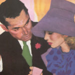 A man and a woman talking.