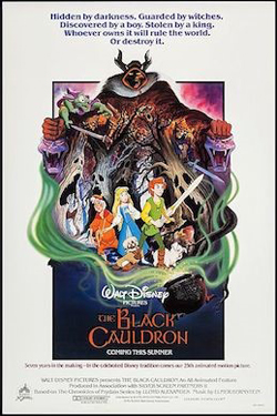 Movie poster for The Black Cauldron