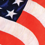 Waving U.S. flag