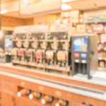 The inside of a gas station convenience store.