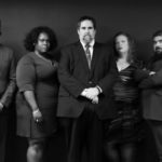 Chris Medina and fellow debate coaches at Wiley College.