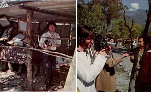 Paul McCartney and John Lennon in India