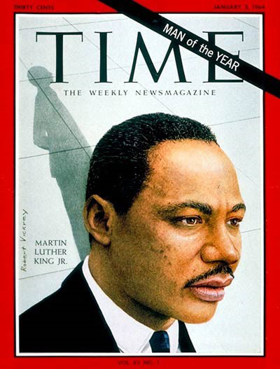 Martin Luther King, Jr. on the cover of Time magazine