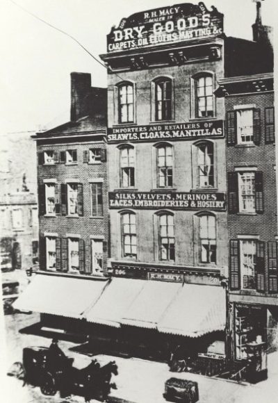 The first R.H. Macy store