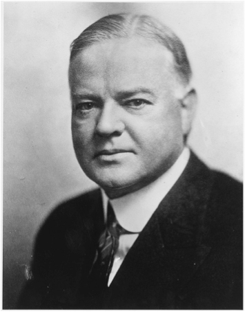 Photo portrait of U.S. President Herbert Hoover