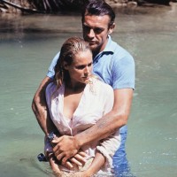 Ursula Andress and Sean Connery in Dr. No.