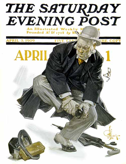 It appears young Roe is holding this April 3, 1909 issue of the Post. Canal workers parted with a hard-earned nickel for good fiction and news from home.