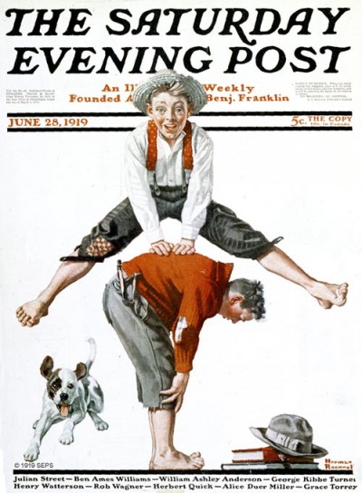 Leapfrog by Norman Rockwell Leapfrog by Norman Rockwell