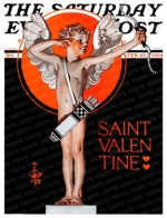 St. Valentine (Cupid) shooting an arrow