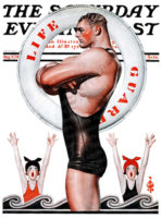 Lifeguard and drowning flappers