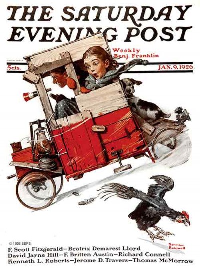 9260109_rd “Look Out Below” By Norman Rockwell from January 9, 1926