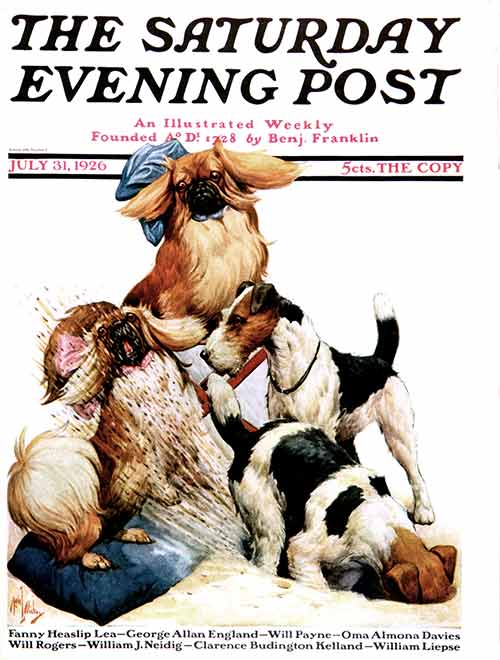Digging Doggy by Robert L. Dickey from July 31,1926