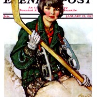 Girl Hockey PlayerJanuary 22, 1927