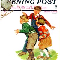 Children and Hornets NestMarch 16, 1935