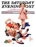 Schoolyard fight over girl