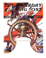 Uncle Sam at helm of ship
