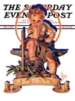 Baby New Year at forge