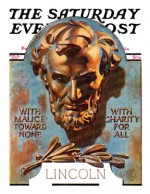 Abraham Lincoln&ndash;bronze head and quote