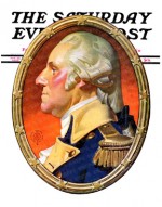 Portrait of George Washington in oval frame