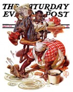 Man moving feet as wife scrubs floor