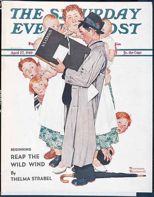 “The Census Taker” from April 27, 1940
