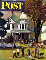 Family reunion in the country