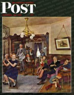 Girl plays flute for family after Thanksgiving Dinner