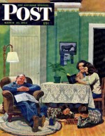 Farm family spend evening at home