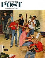 Father arrives home to teens' music