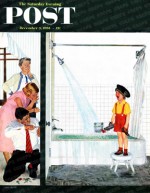 Boy locked in bathroom, bathtub overflowing