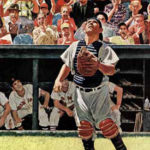 Earl Mayan's Yogi Berra for The Saturday Evening Post, April 20,1957.