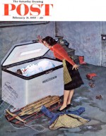 Snowman in the freezer