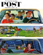 Family going to and returning from picnic (3 part)