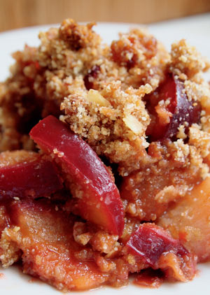 Mary McCartney's Plumb and Pear Crumble