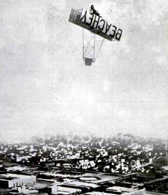 One of Lincoln Beachey's attempt to fly a 'loop-the-loop.'