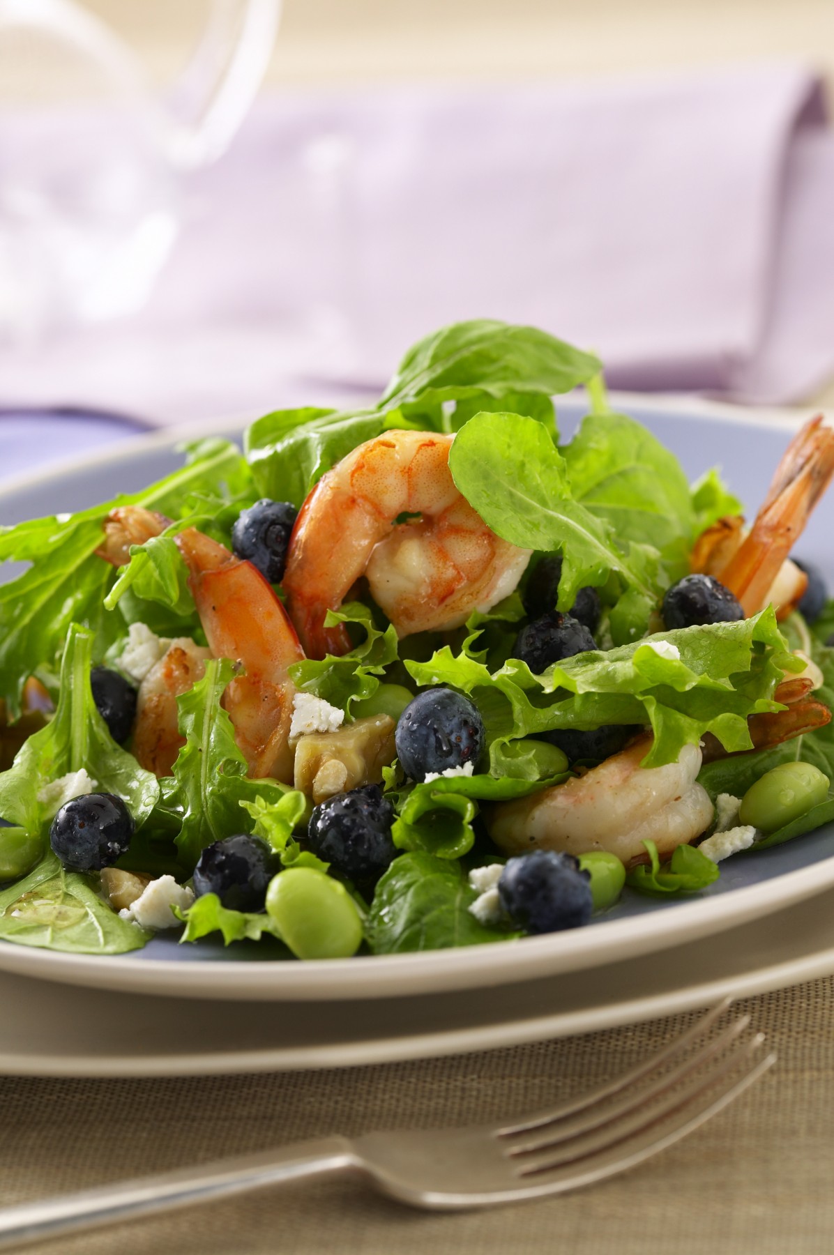 Blueberry Shrimp Salad